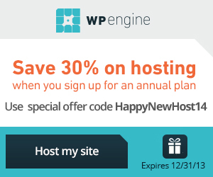 WP Engine HappyNewHost14 Special Offer